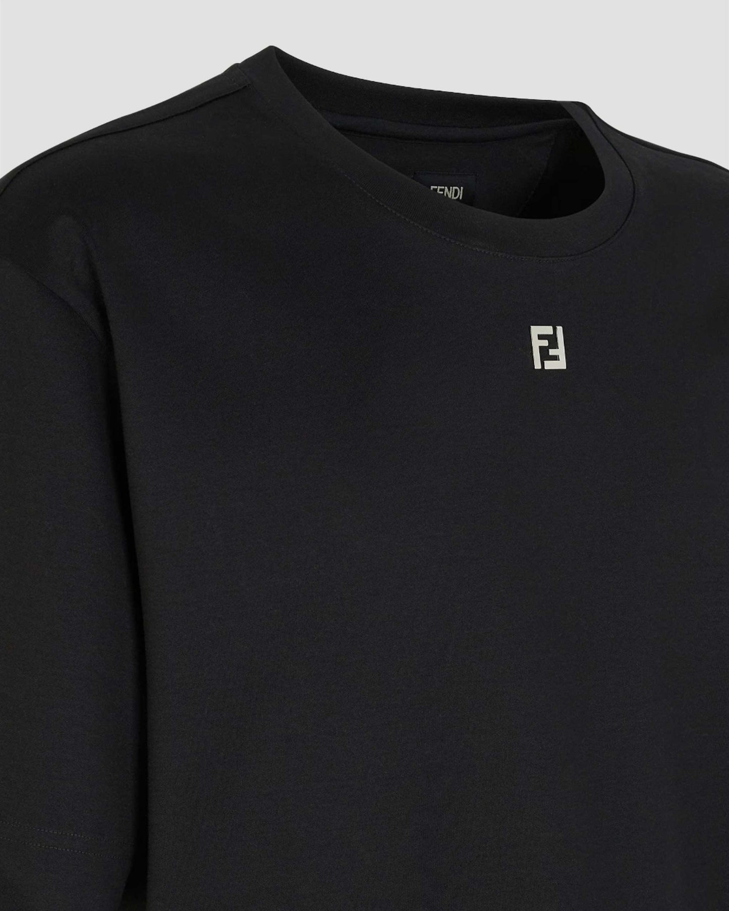 Black Cotton T-Shirt