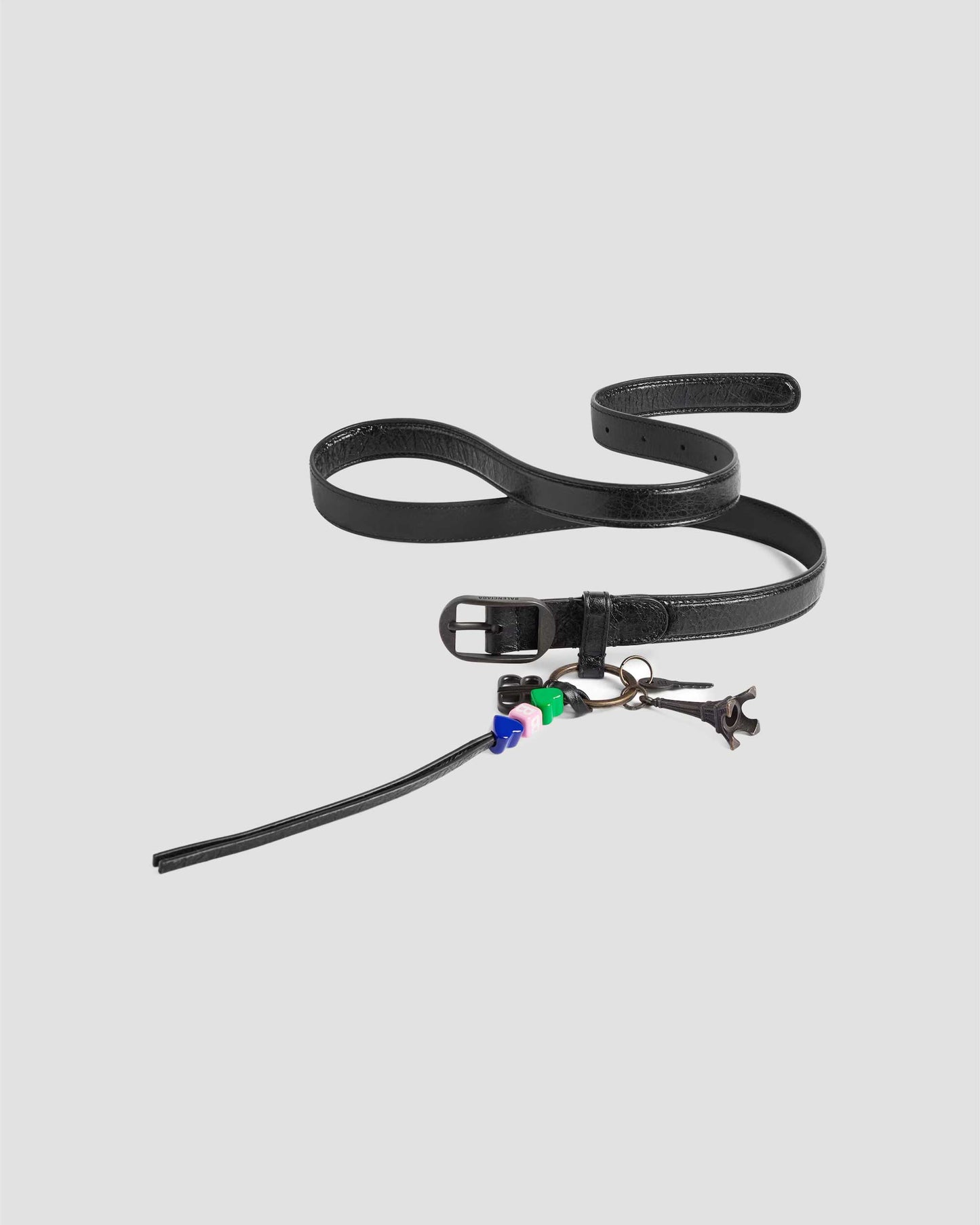 Le City Belt With Charms in Black