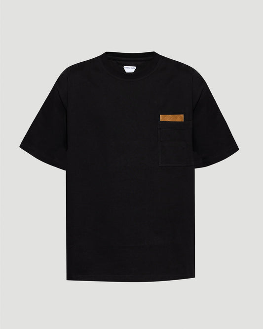 Pima Cotton Jersey T-Shirt in Black