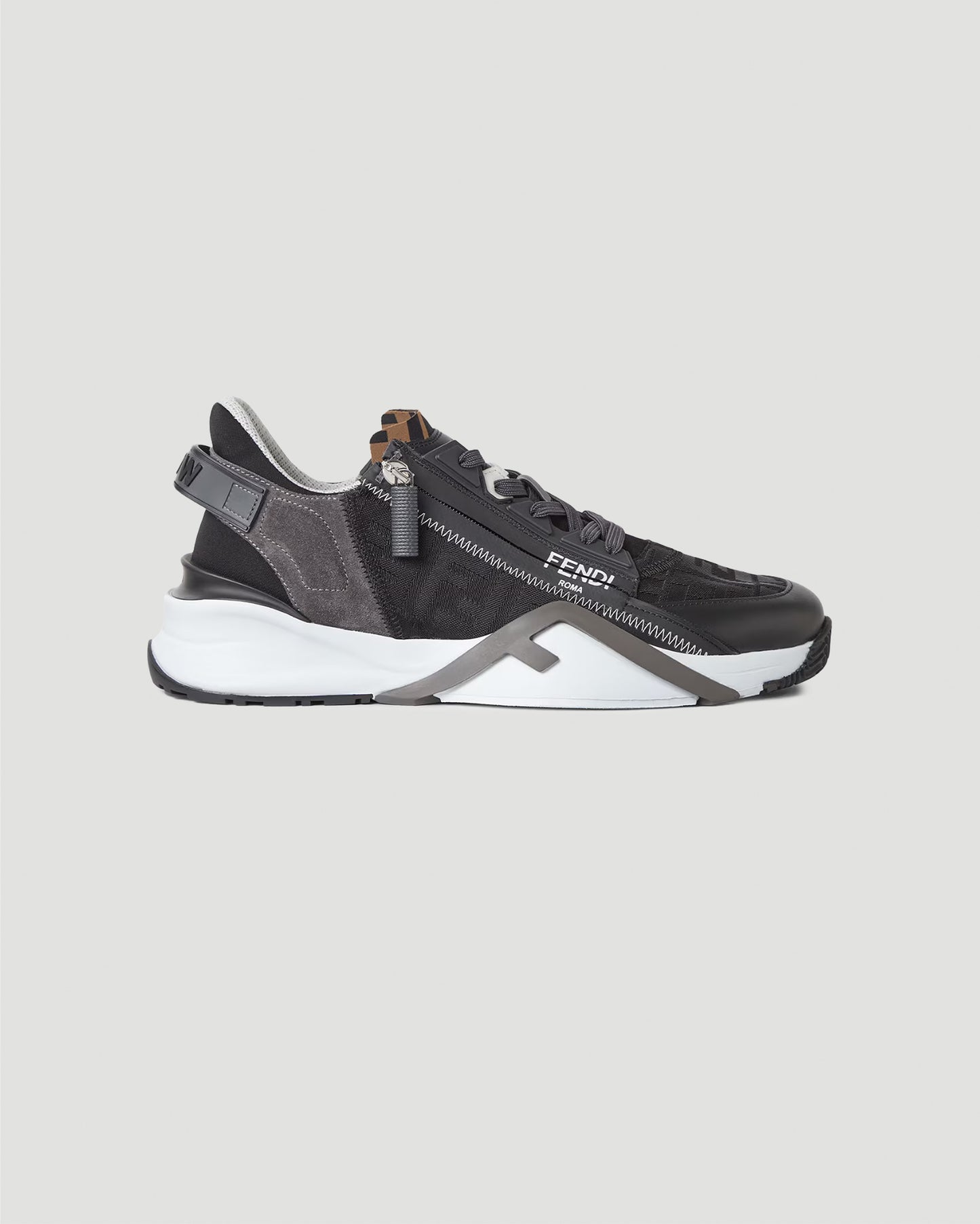 Fendi Flow Sneakers in Black FF Jacquard
