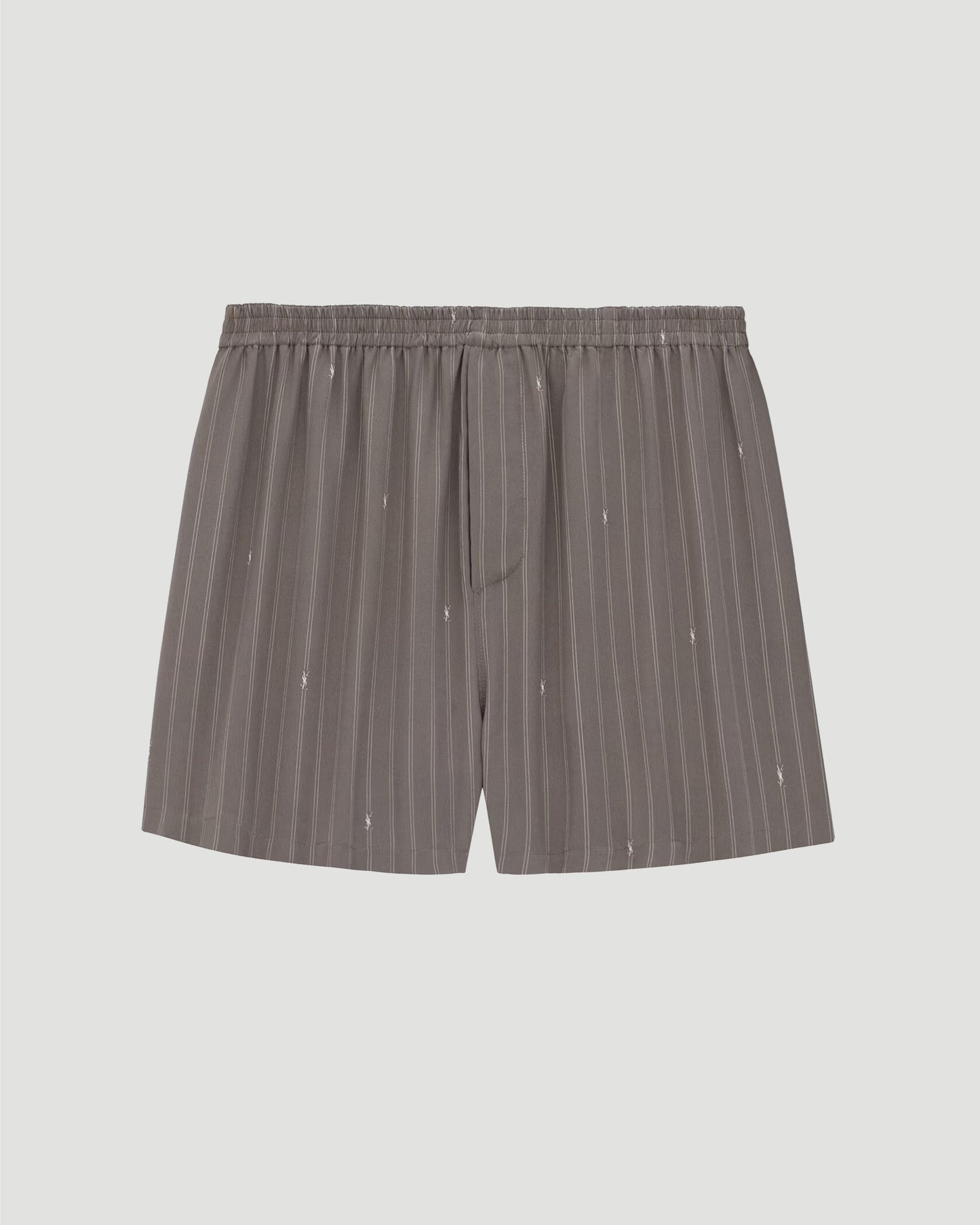 CASSANDRE SHORTS IN STRPED SILK CREPE DE CHINE
