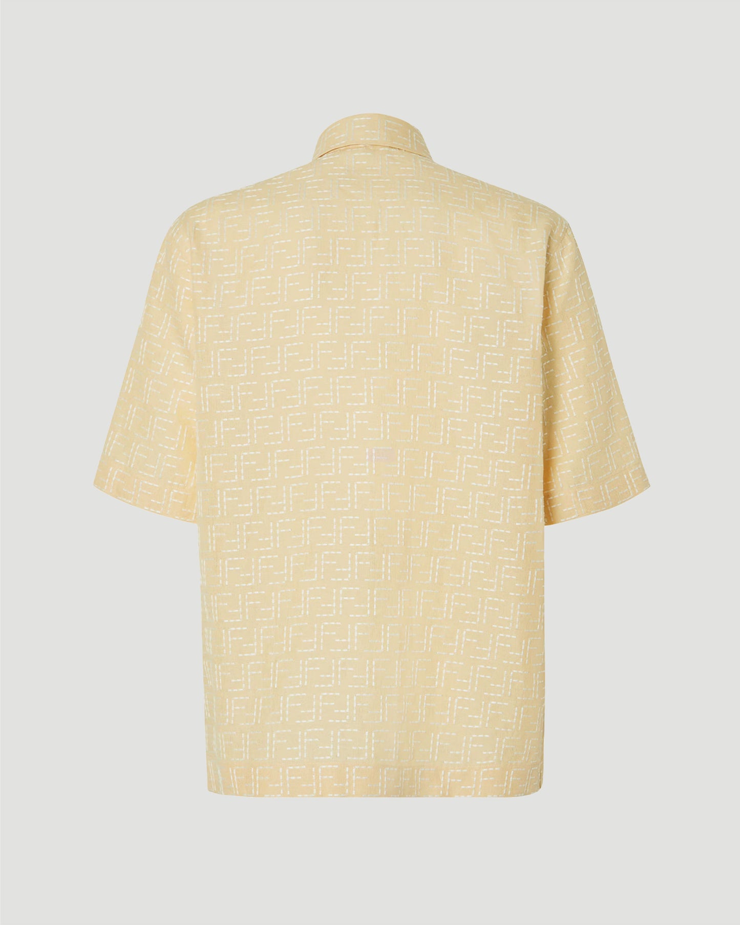 Yellow Linen FF Jacquard Shirt