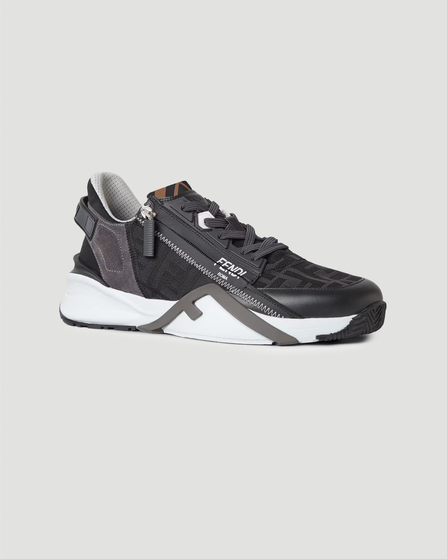 Fendi Flow Sneakers in Black FF Jacquard