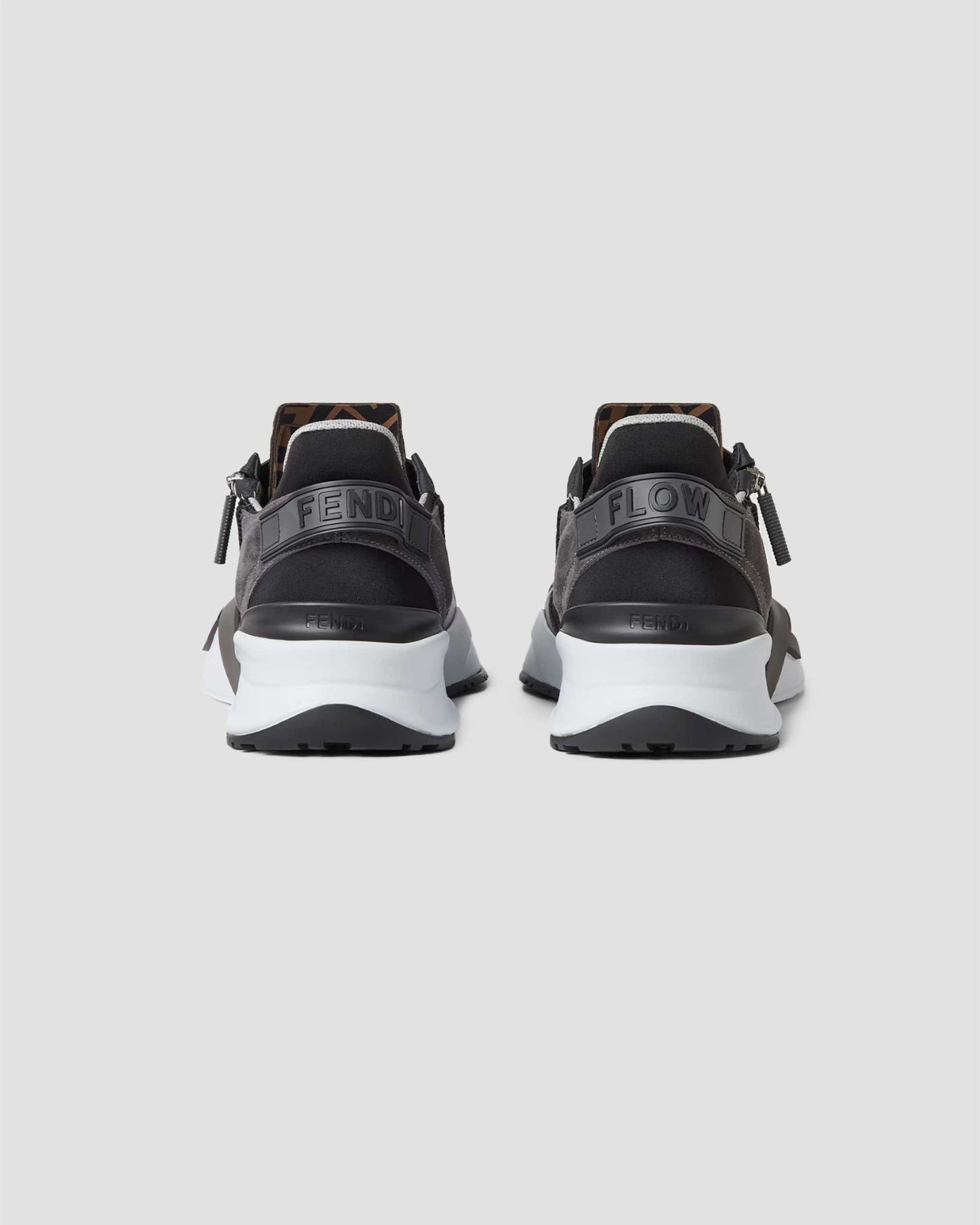 Fendi Flow Sneakers in Black FF Jacquard