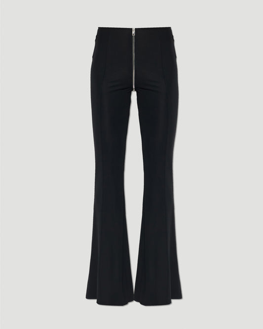Mid-Rise Zip Pant in Jersey