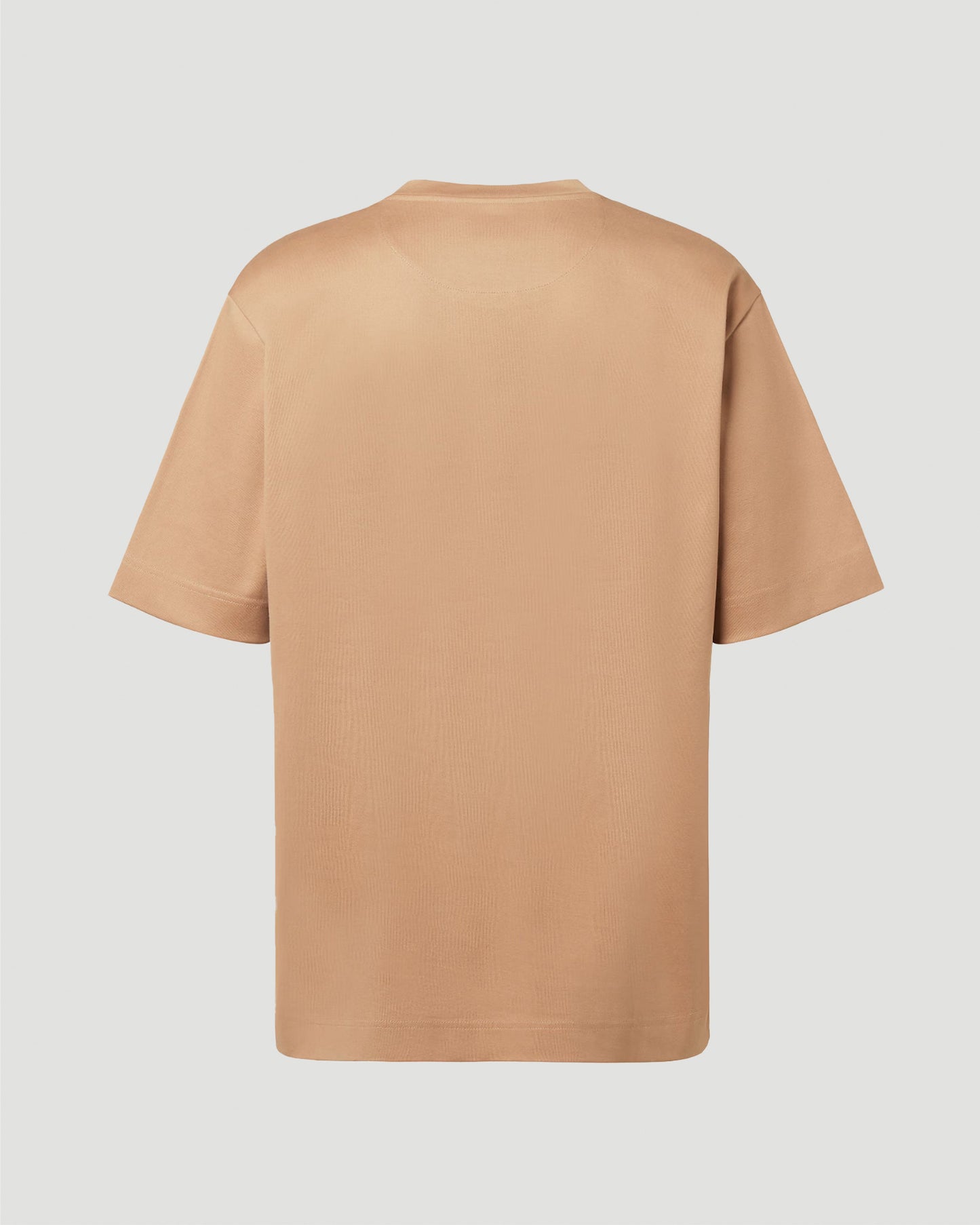 Light Brown Cotton T-Shirt
