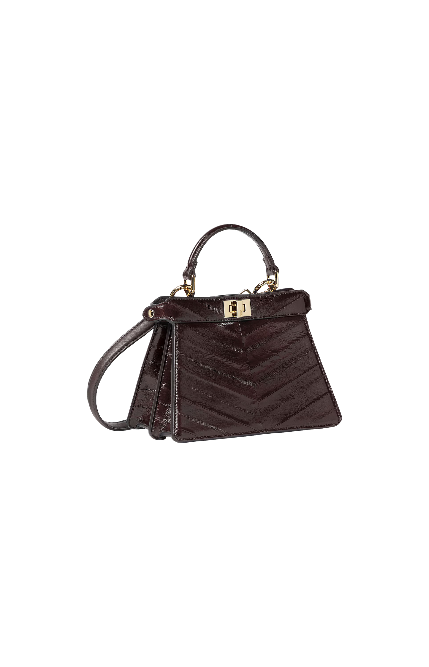Peekaboo ISeeU Petite Brown Bag