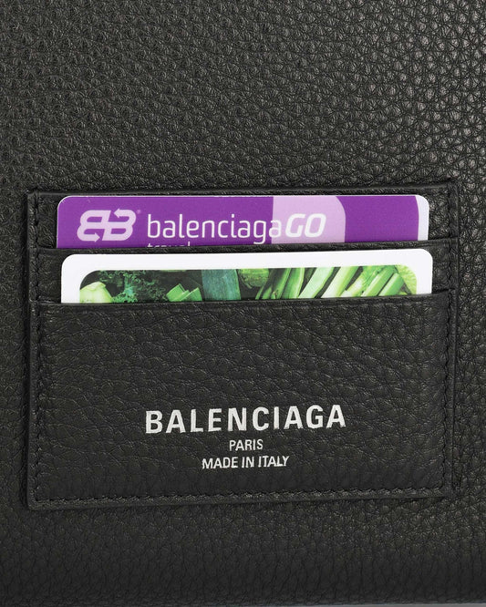 Balenciaga Leather Pouch in Black — product photo 2