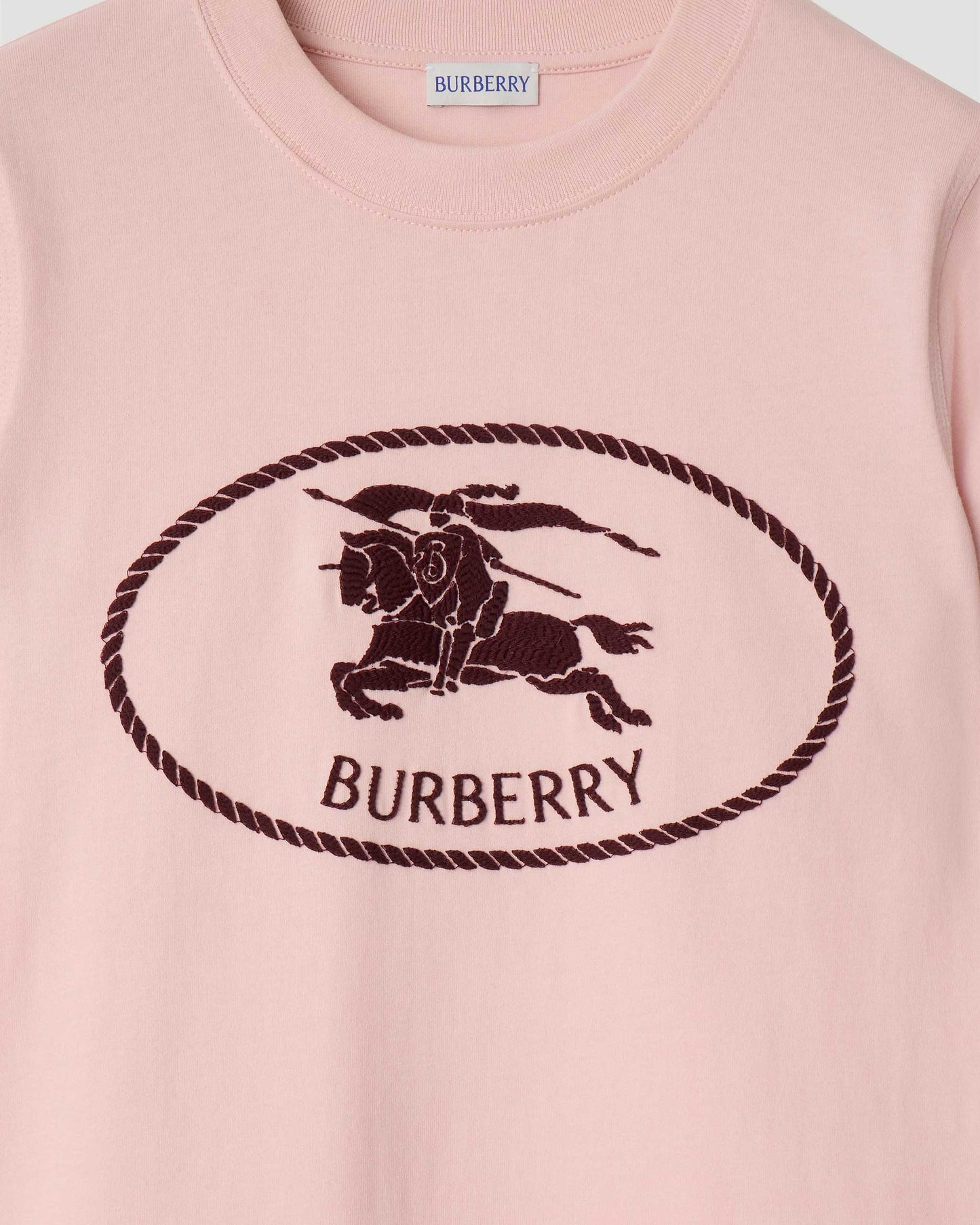 Knight Stamp Cotton T-Shirt in Bouquet