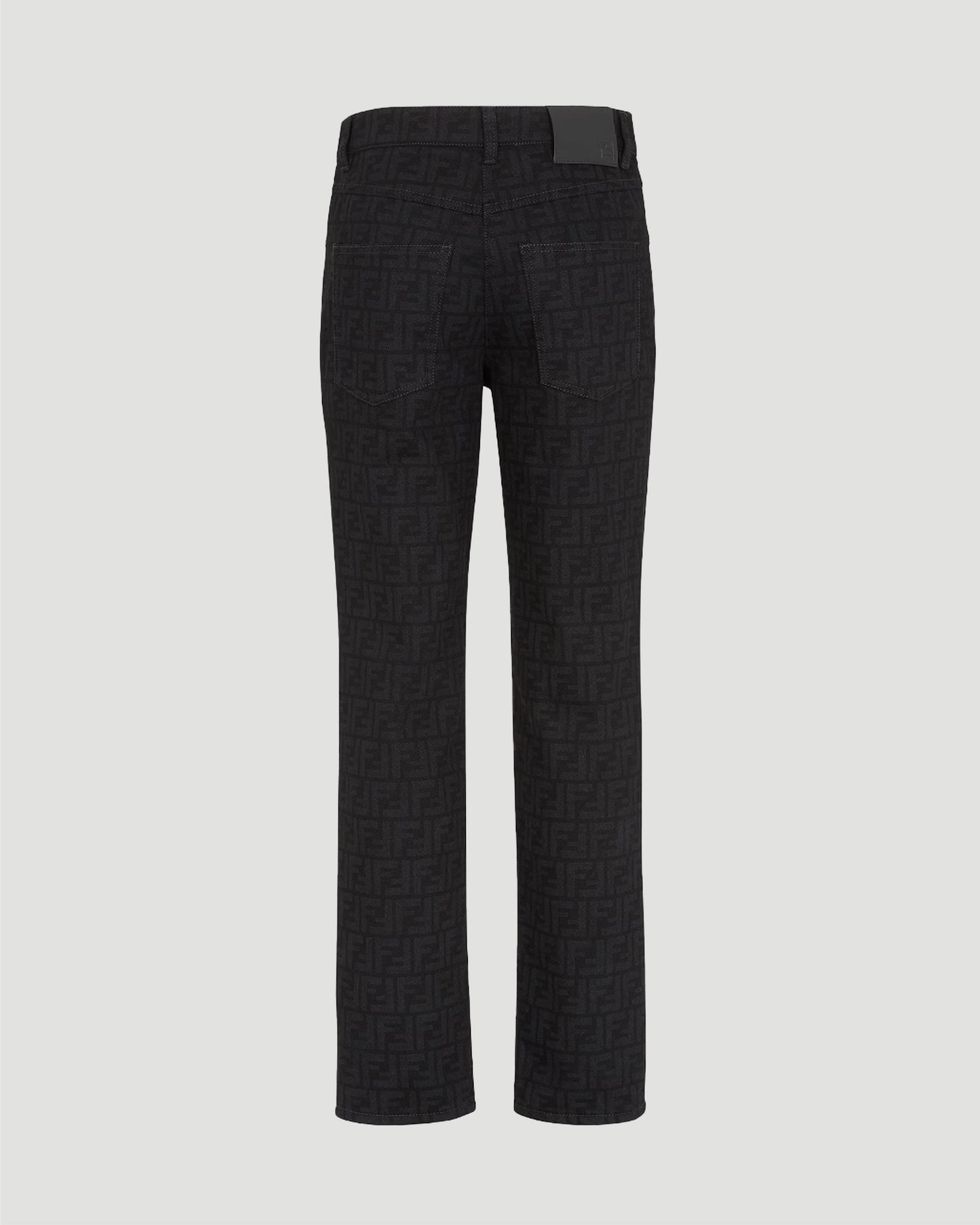 Black FF Denim Pants