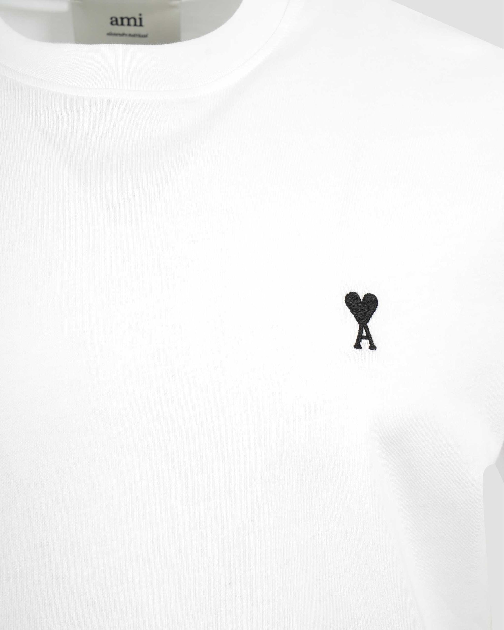 Ami Paris Ami de Coeur T-Shirt in White — product photo 2