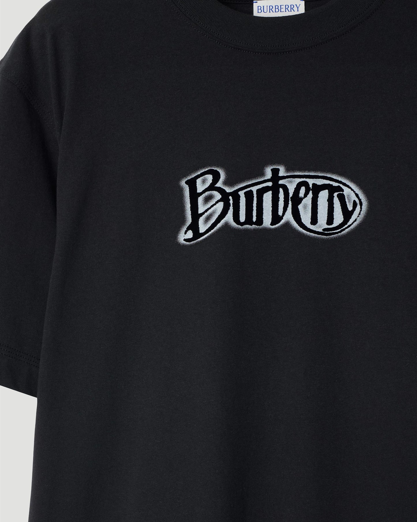 Logo Cotton T-shirt in Coal