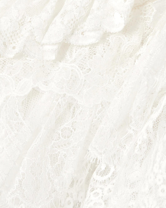 HERITAGE V-NECK LACE TOP