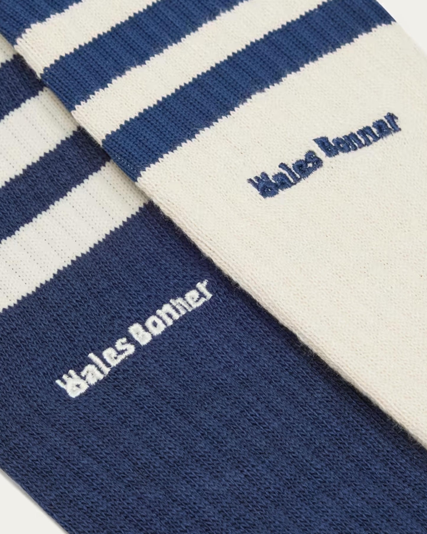 3-Stripes Socks in White And Navy