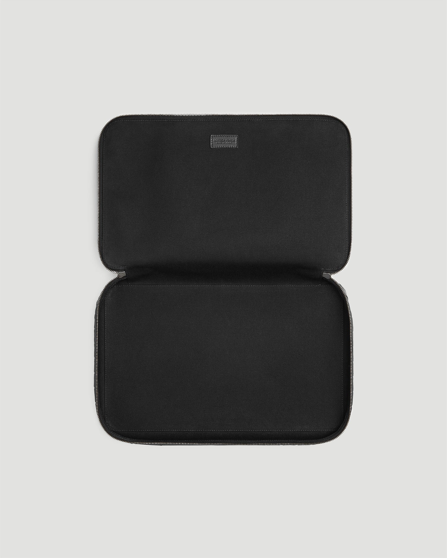 Intrecciato Small Packing Cube in Black
