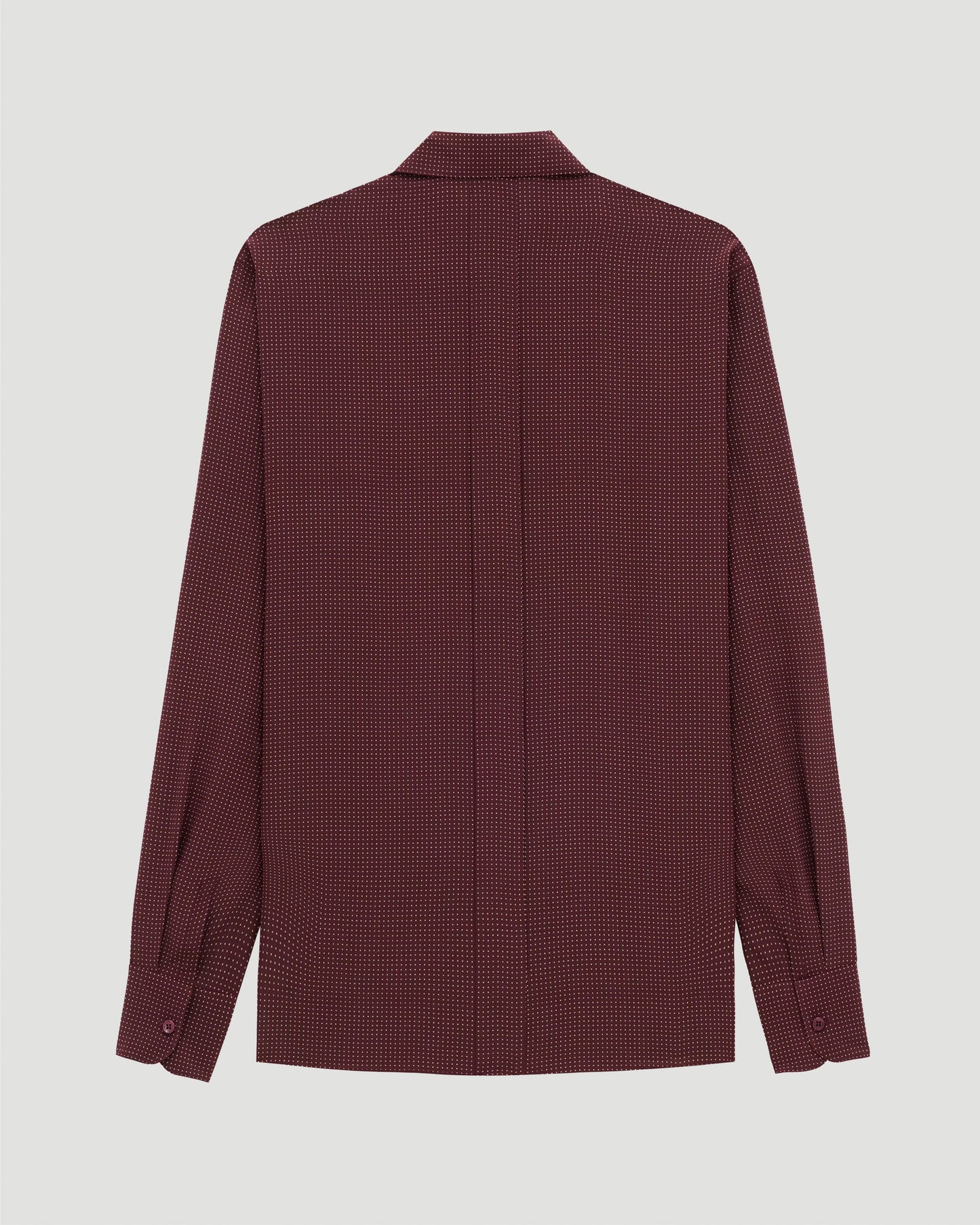 Shirt in Dotted Silk Crepe de Chine