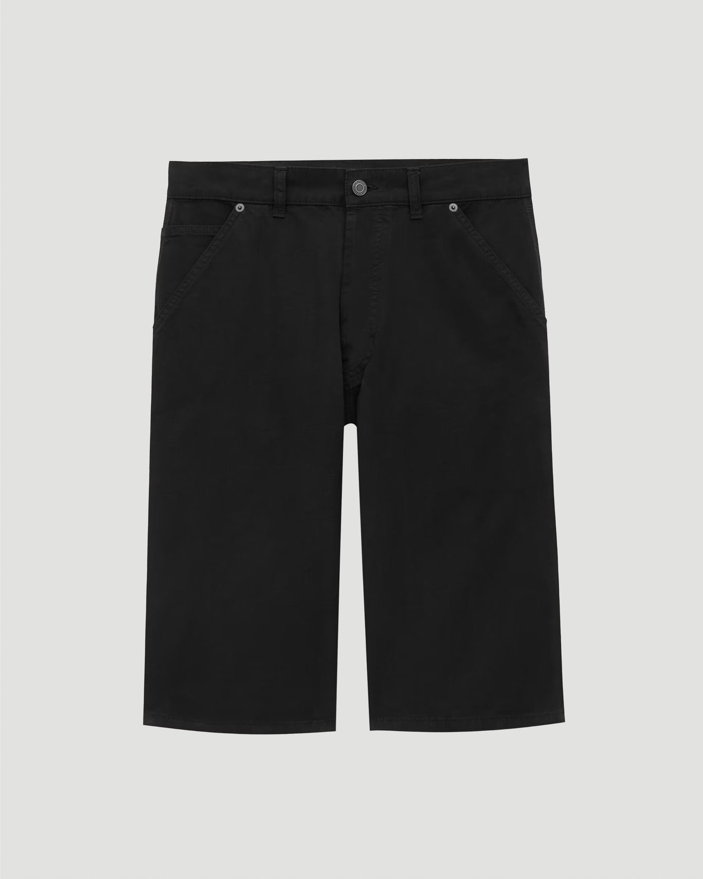 Baggy Bermuda Shorts in Cotton Twill