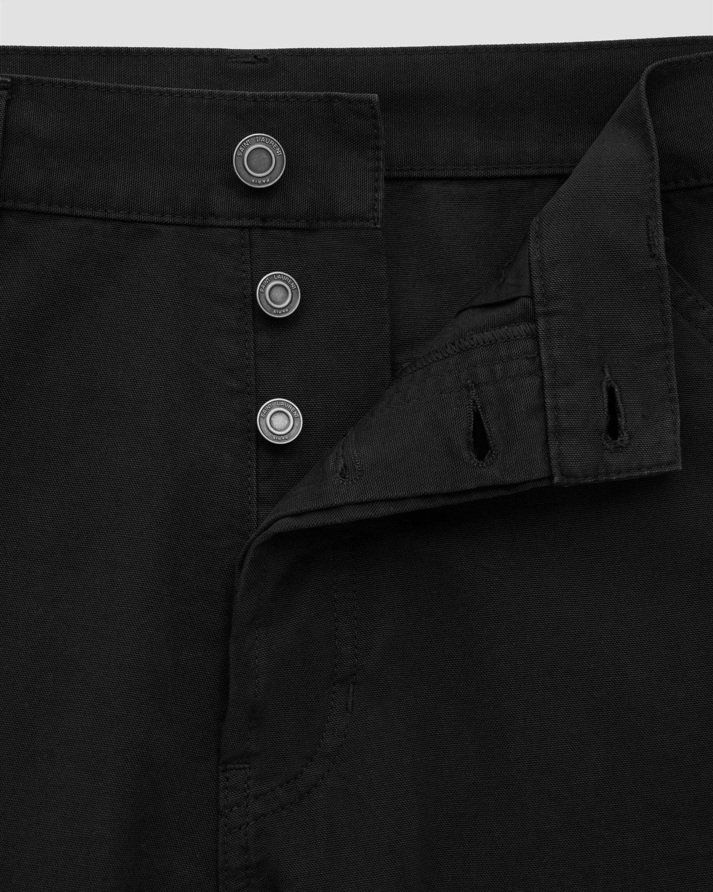Baggy Bermuda Shorts in Cotton Twill