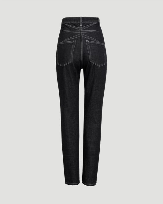 HIGH WAIST DENIM PANT