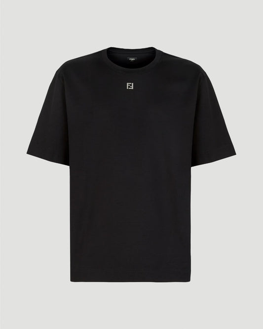 Black Cotton T-Shirt