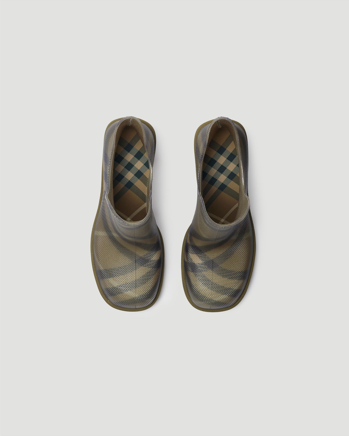 Check Rubber Marsh Heel Boots