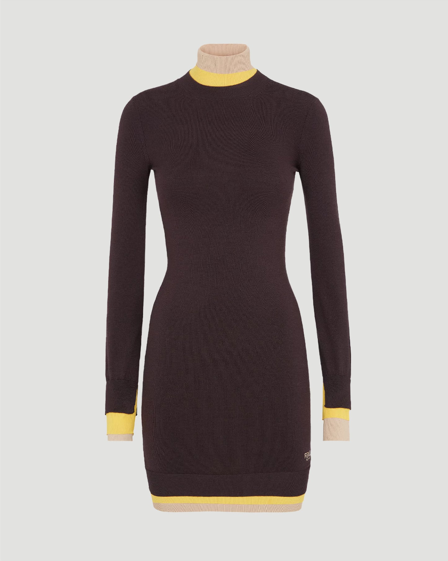 Dark Purple Wool Dress