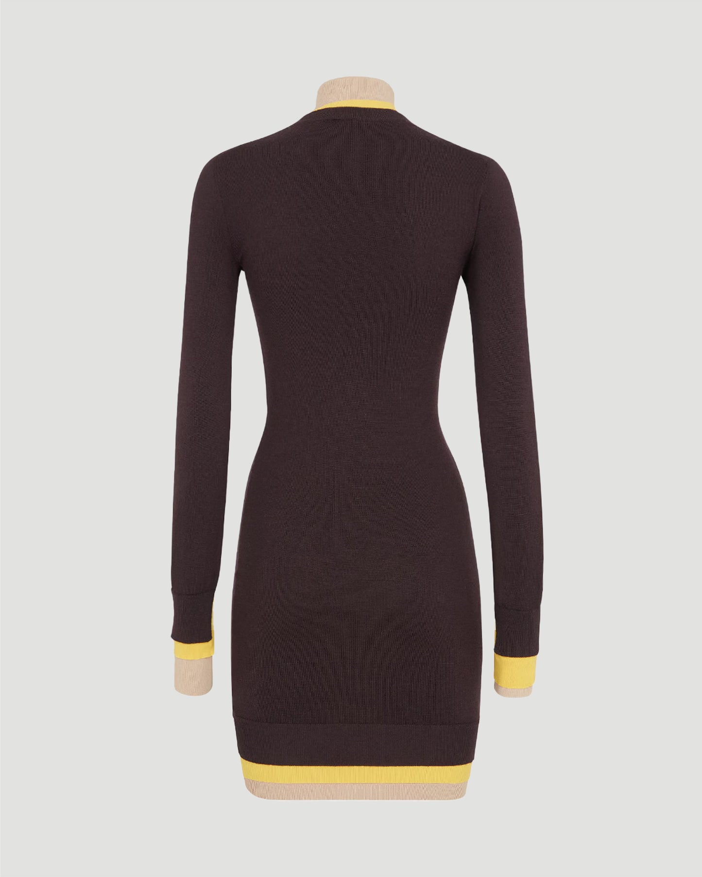 Dark Purple Wool Dress
