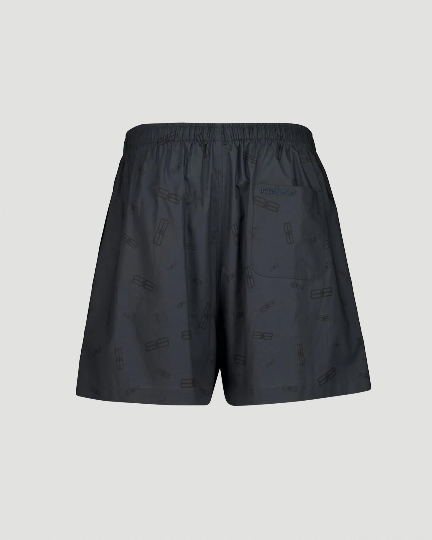 Dark Grey Cotton Pyjama Shorts