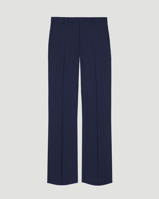 Striped Tailored Pants in Wool