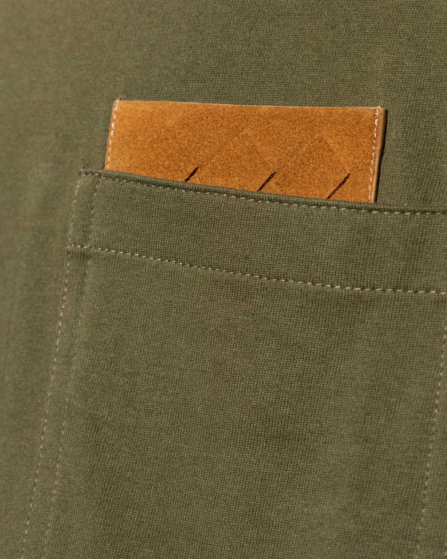 Pima Cotton Jersey T-Shirt in Pine Green