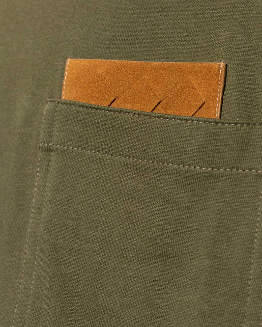 Pima Cotton Jersey T-Shirt in Pine Green