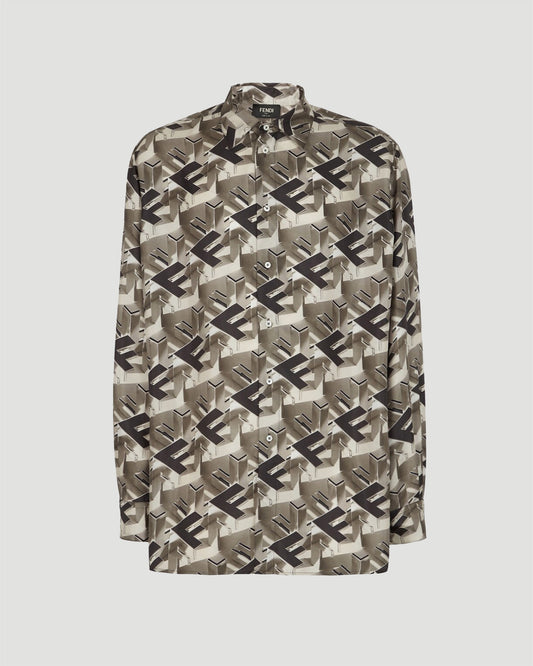 Multicolor silk shirt