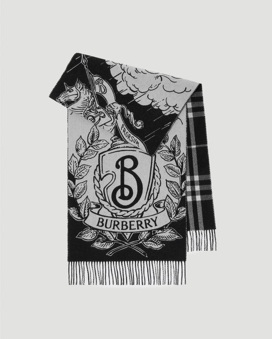 Wide Reversible Stormy Knight Scarf