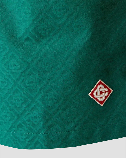 Cotton Monogram Jacquard Shorts