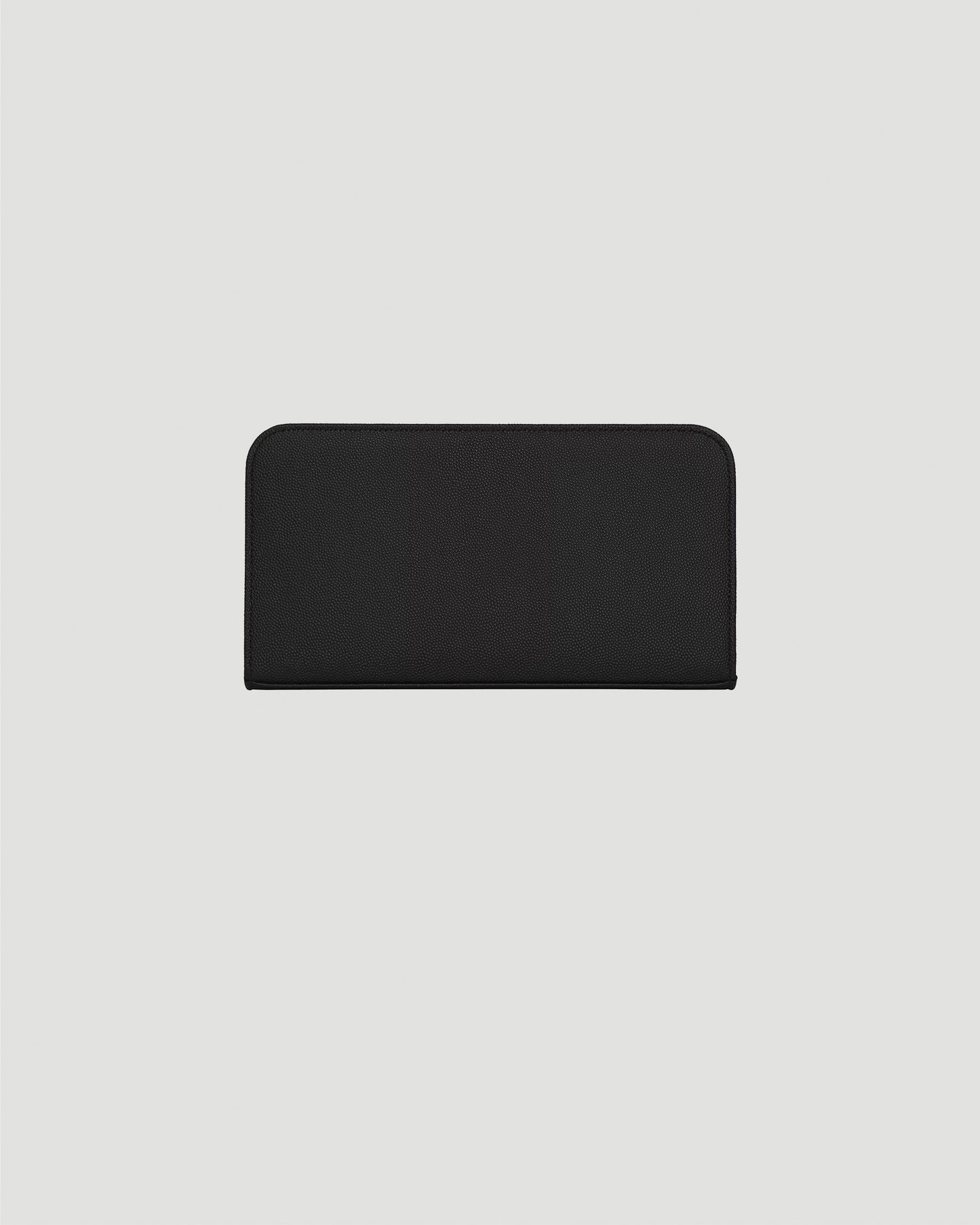 Zip Around Wallet in Grain De Poudre Embossed Leather
