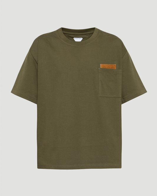 Pima Cotton Jersey T-Shirt in Pine Green