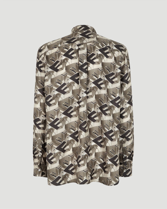 Multicolor silk shirt