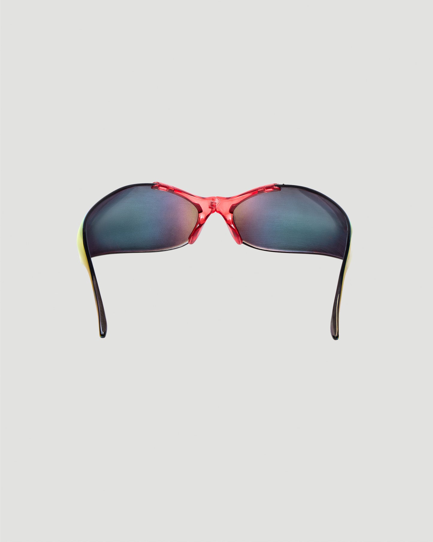 Afterhour Oval Sunglasses in Red