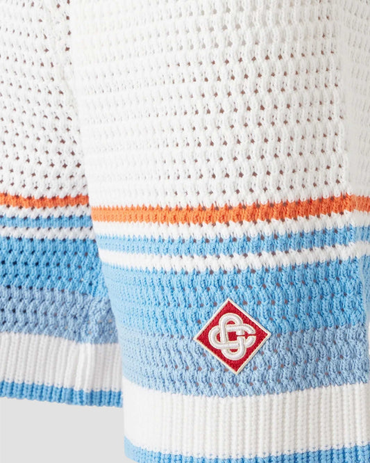Cotton Tennis Crochet Shorts