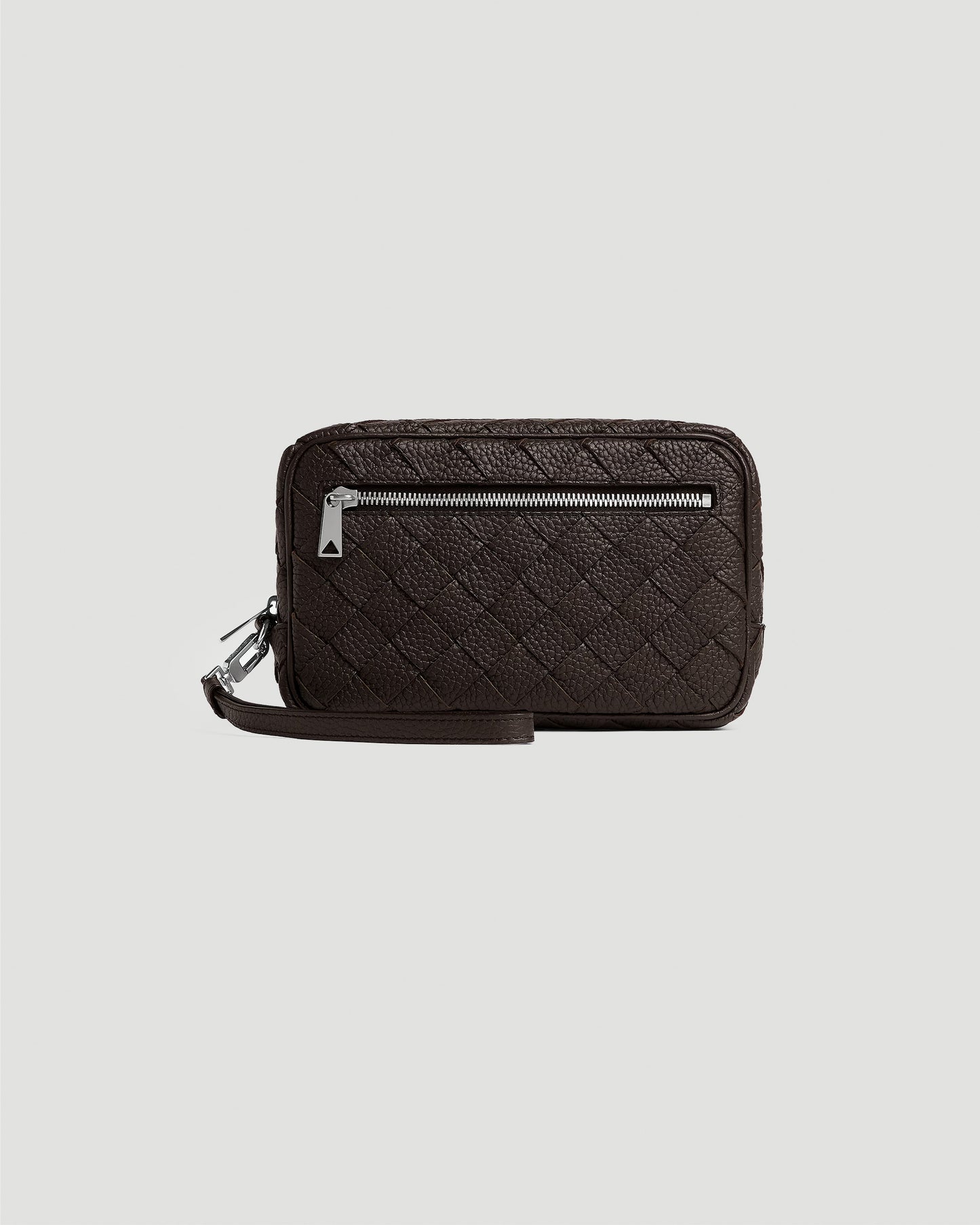 Intrecciato Small Pouch With Wristlet