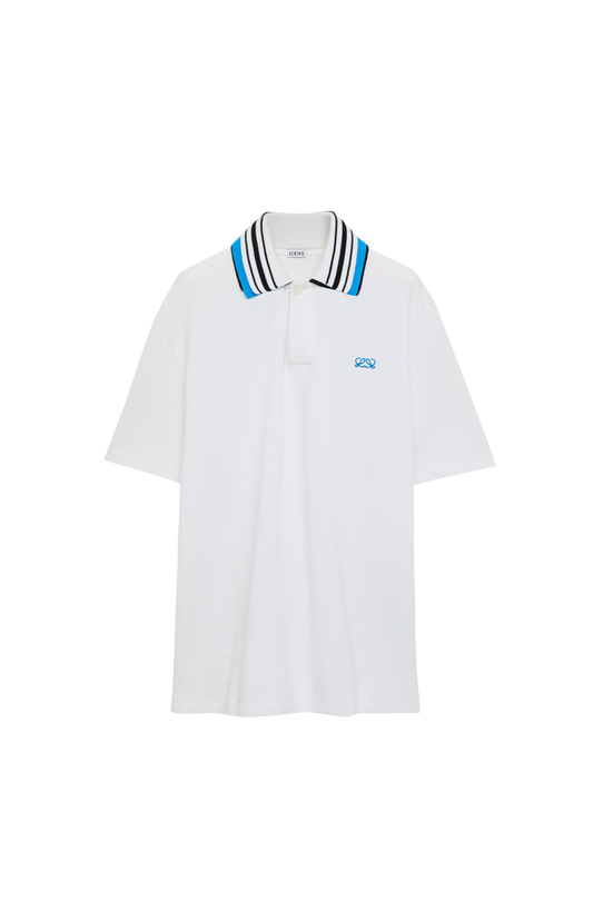 Cotton Polo Shirt in White