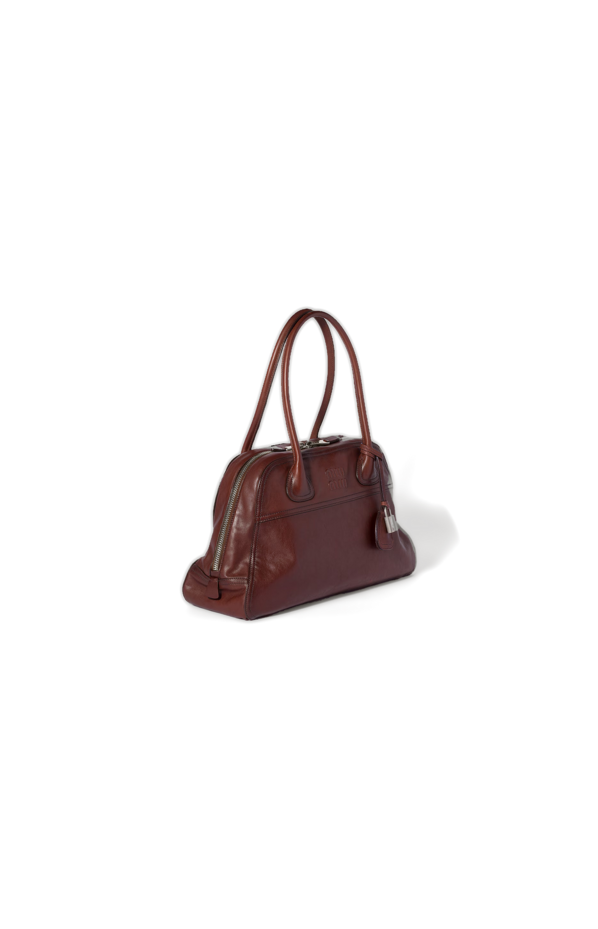 Miu Miu Vivant Leather Bag in Briarwood — product photo 4