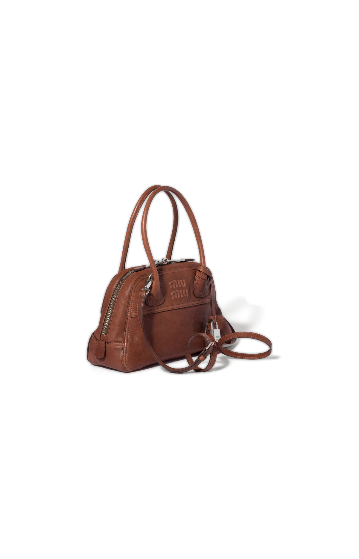 Miu Miu Vivant Nappa Leather Bag in Palisander — product photo 2