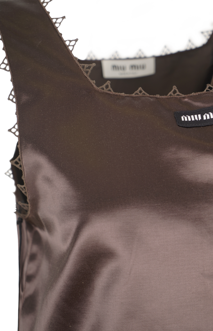 Satin Crop Top