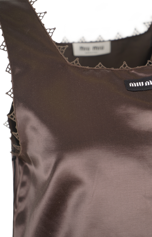 Satin Crop Top