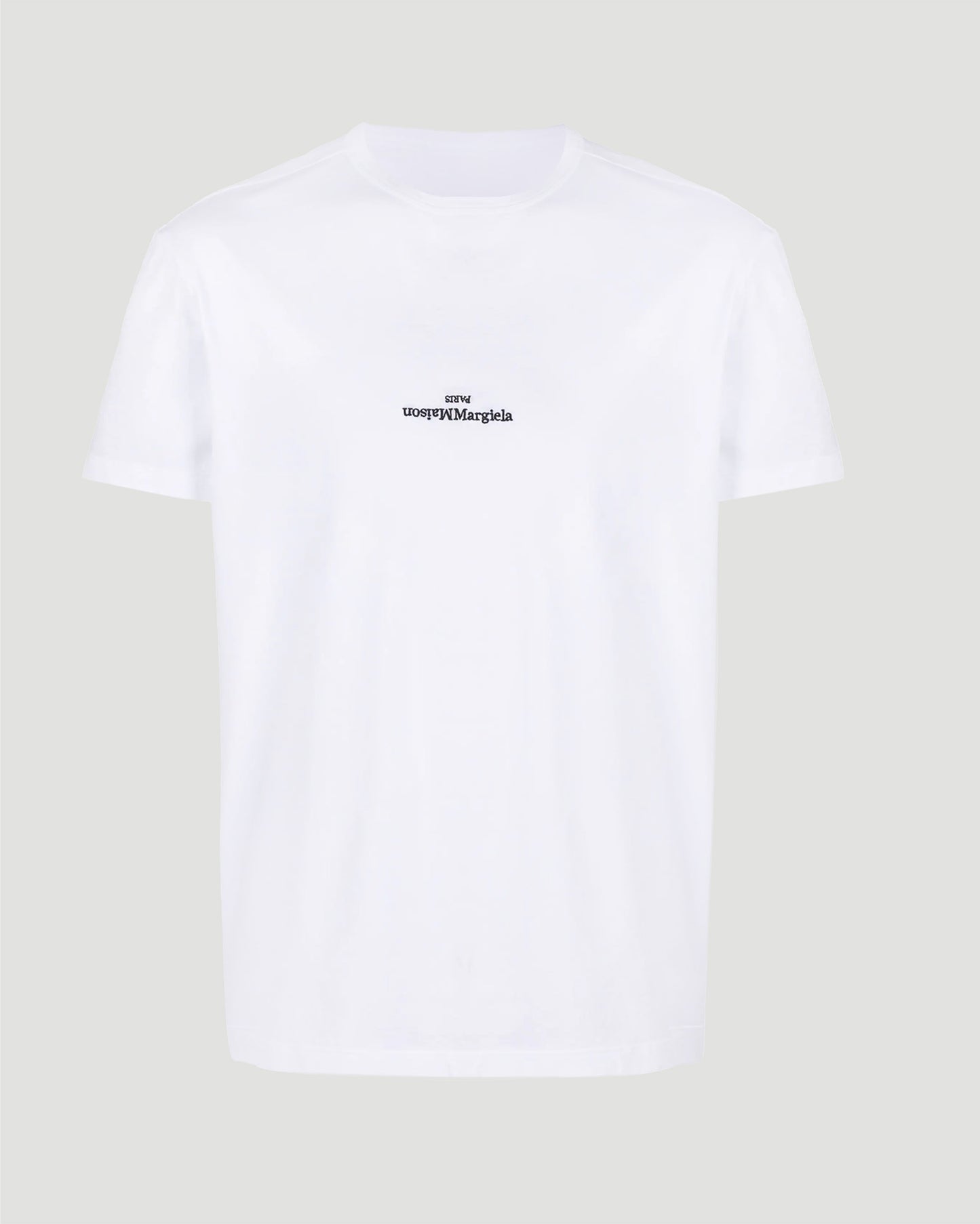 White Cotton T-Shirt With Logo