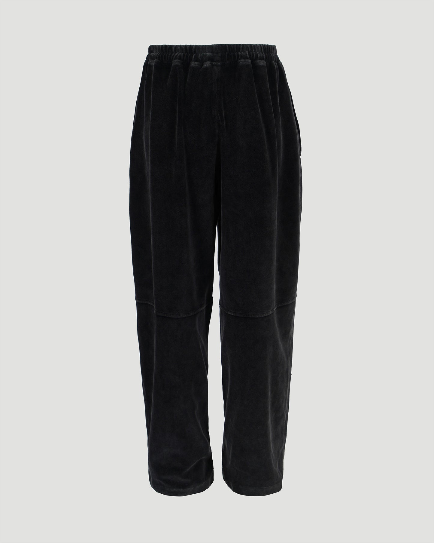 VELOUR TRACK PANTS in Washed Pepper
