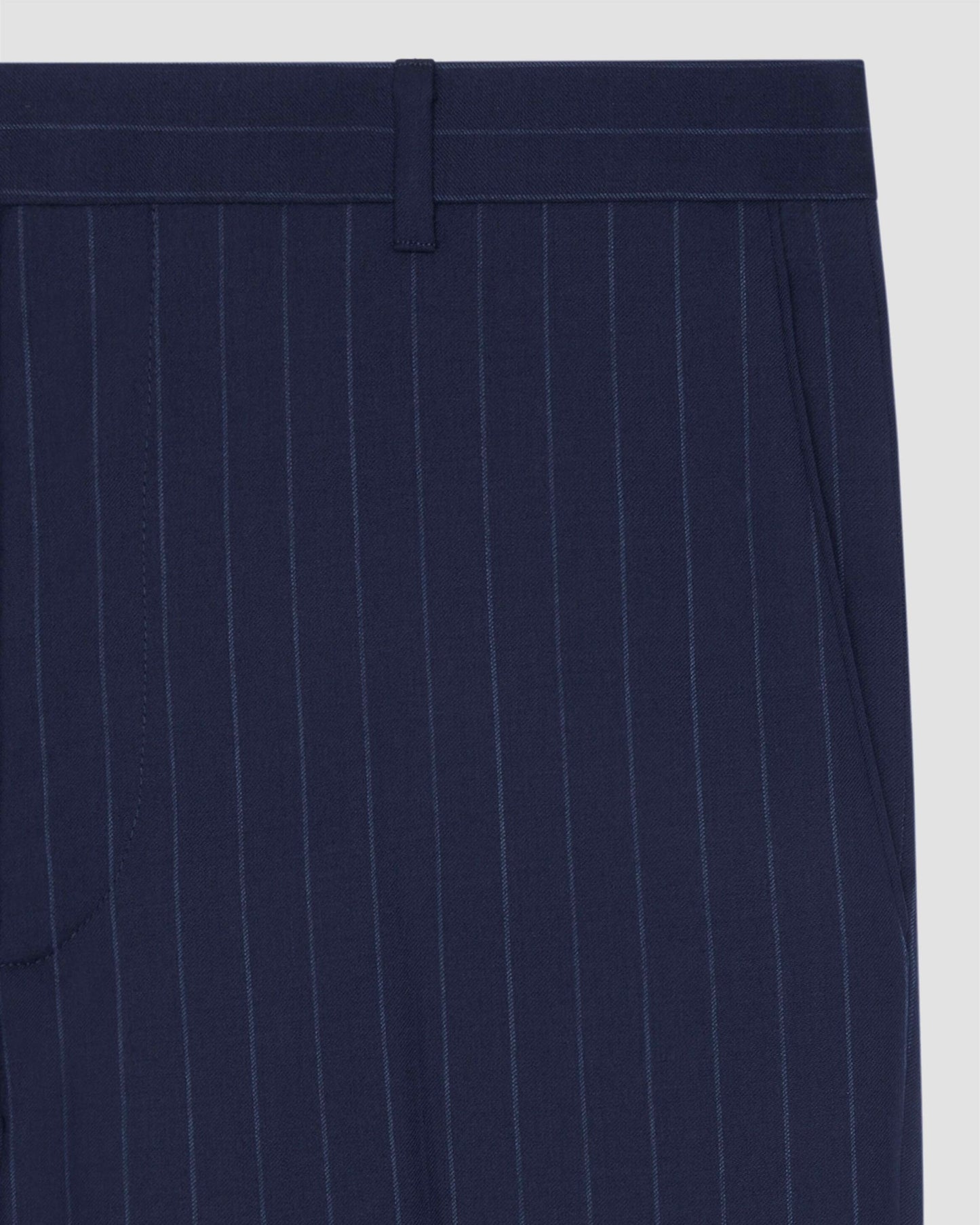 Striped Tailored Pants in Wool