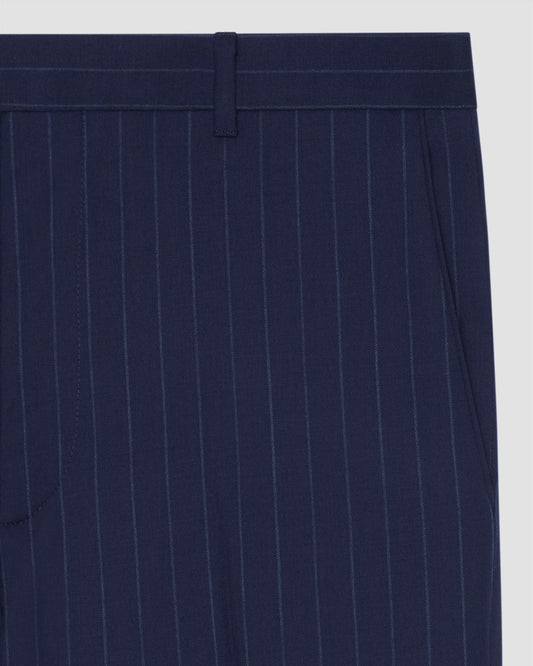 Striped Tailored Pants in Wool