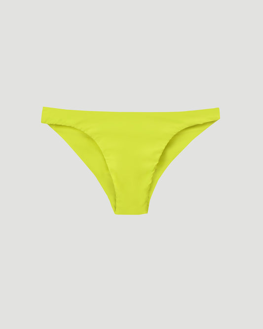 TWO PIECES SWIMSUIT IN LIME YELLOW